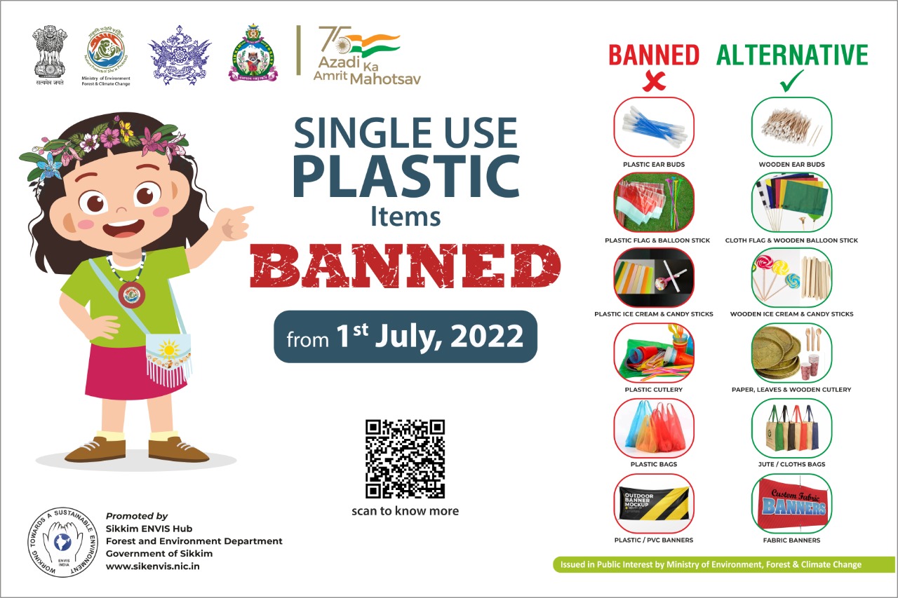 SUP items banned from 1st July 2022