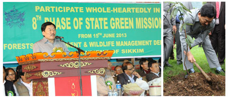8th Phase launching of Sikkim State Green Mission 
